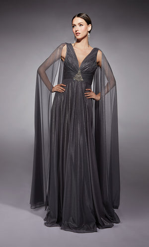 UNK-27720. Long, Plunging Neckline, A-line image 0