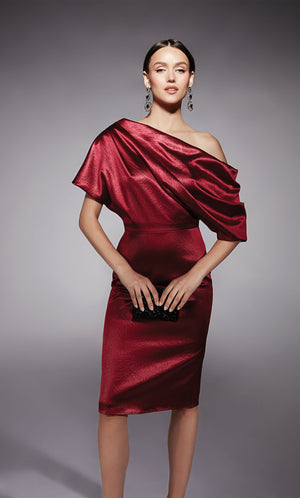 UNK-70060. Short, One Shoulder, Straight, Closed Back image 3