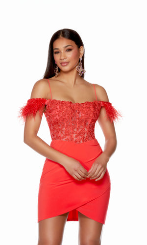 UNK-4693. Short, Off The Shoulder, Straight image 0