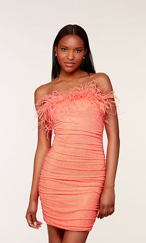 UNK-4728. Short, Strapless, Straight, Closed Back image 9