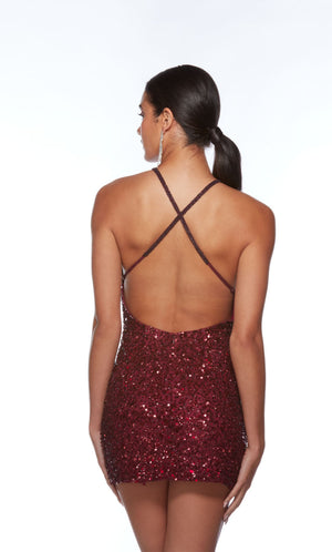 UNK-84001. Short, V Neckline, Straight, Strappy Back image 35