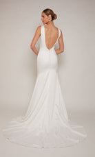 UNK-7091. Long, Plunging Neckline, Straight image 3