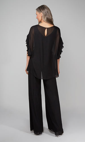 UNK-27633. Long, Scoop Neck, Jumpsuit, Closed Back image 1