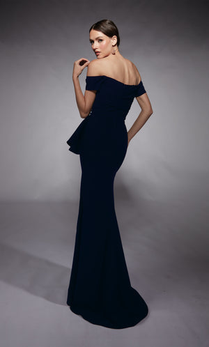 UNK-27744. Long, Off The Shoulder, Straight image 1