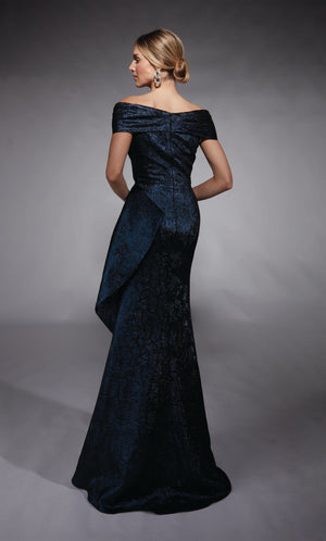 UNK-27774. Long, Off The Shoulder, Fit N Flare image 1