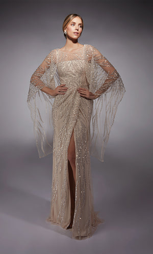 UNK-27754. Long, Illusion Neckline, Straight image 4