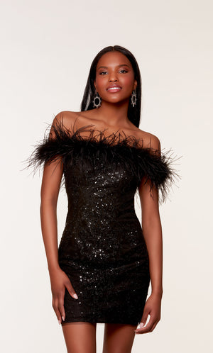 UNK-4649. Short, Off The Shoulder, Straight image 2