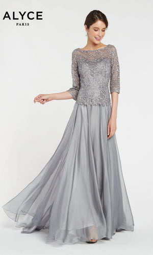 UNK-27251. Long, Bateau Neckline, Flowy image 0