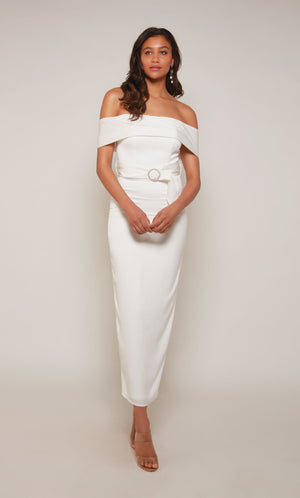 UNK-70041. Long, Off The Shoulder, Straight image 0