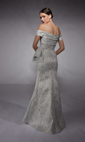 UNK-27717. Long, Off The Shoulder, Fit N Flare image 1