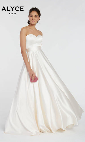 UNK-1427. Long, Strapless, A-line image 2
