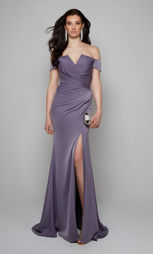 UNK-27558. Long, Off The Shoulder, Fit N Flare image 2