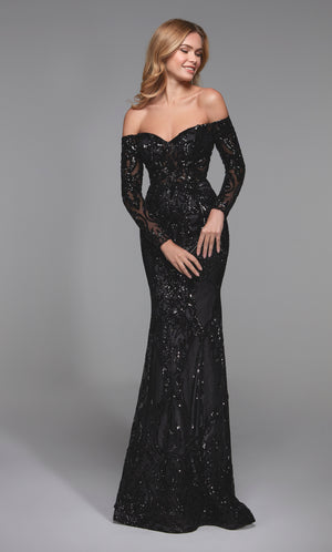 UNK-27544. Long Sexy Dresses, Off The Shoulder, Fit N Flare image 5