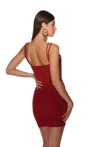 UNK-4824. Short, Sweetheart Neckline, Straight image 1