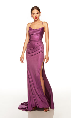 UNK-61433. Long, Cowl Neck, Straight, Strappy Back image 0