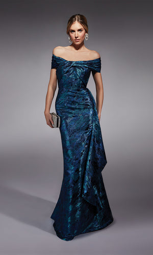 UNK-27737. Long, Off The Shoulder, Straight image 0