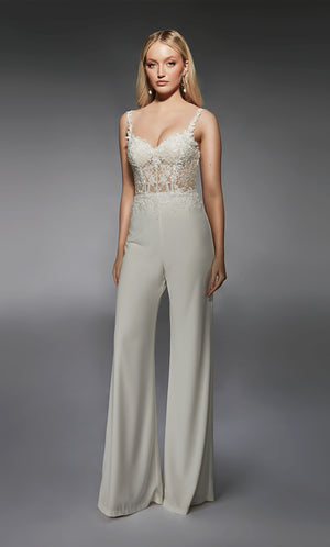 UNK-70074. Short, Sweetheart Neckline, Jumpsuit image 3
