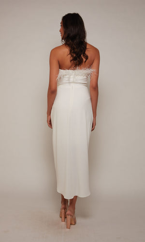 UNK-70034. Short, Strapless, Straight, Closed Back image 1