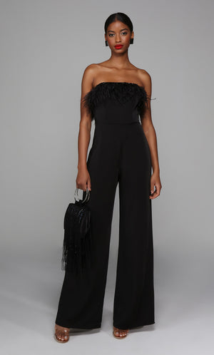 UNK-1706. Long Jumpsuit, Strapless, Jumpsuit image 5