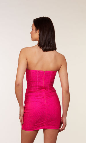 UNK-4738. Short, Strapless, Straight, Closed Back image 3