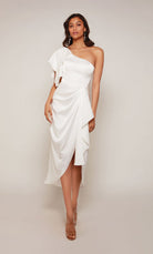 UNK-70035. Short, One Shoulder, Straight, Closed Back image 2