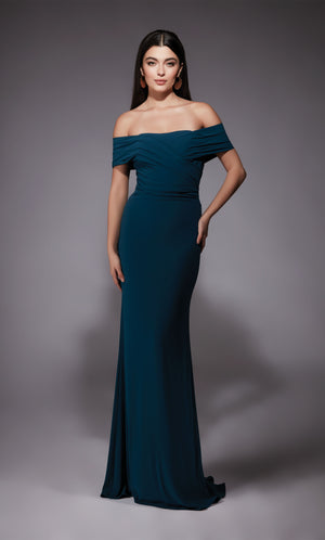 UNK-27745. Long, Off The Shoulder, Straight image 2