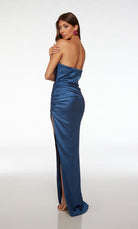 UNK-61492. Long, Strapless, Straight, Closed Back image 1