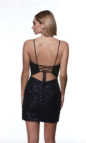 UNK-4829. Short, Sweetheart Neckline, Straight image 3