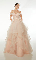UNK-61532. Long, Off The Shoulder, Ballgown image 0