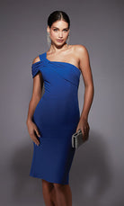 UNK-70054. Short, One Shoulder, Straight, Closed Back image 6