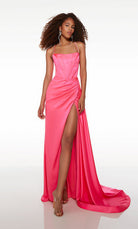 UNK-61522. Long, Square Neckline, Straight image 2