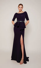UNK-27679. Long, Scoop Neck, Straight, Closed Back image 0