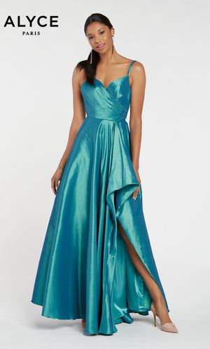 UNK-60094. Long, Sweetheart Neckline image 1