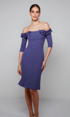 UNK-70003. Short, Off The Shoulder, Straight image 6