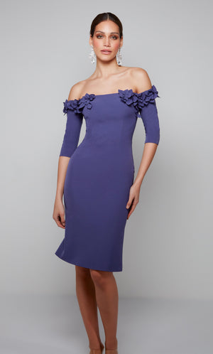 UNK-70003. Short, Off The Shoulder, Straight image 6
