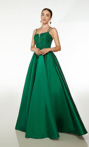 UNK-61570. Long, Plunging Neckline, Ballgown image 0