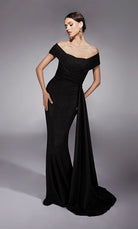 UNK-27767. Long, Off The Shoulder, Straight image 0