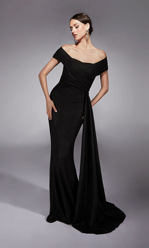 UNK-27767. Long, Off The Shoulder, Straight image 0
