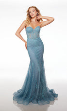 UNK-61579. Long, Sweetheart Neckline, Mermaid image 2