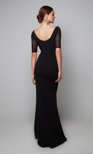 UNK-27628. Long, Scoop Neck, Straight, Closed Back image 2