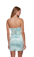 UNK-4709. Short, Sweetheart Neckline, Straight image 3