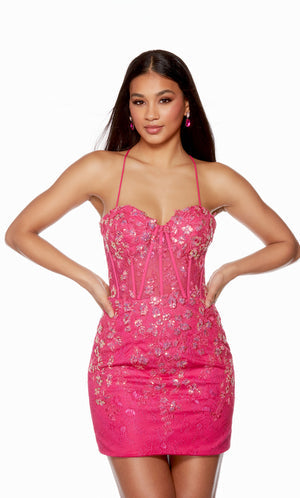 UNK-4620. Short, Sweetheart Neckline, Straight image 2