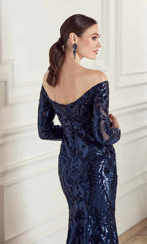 UNK-27544. Long Sexy Dresses, Off The Shoulder, Fit N Flare image 4