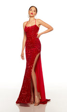 UNK-61333. Long, Scoop Neck, Straight, Strappy Back image 3