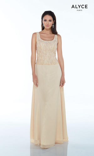 UNK-29953. Long, Scoop Neck, Straight image 1
