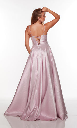 UNK-1767. Long, Sweetheart Neckline, A-line image 2