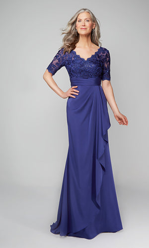 UNK-27595. Long, V-neck, Straight, V Shaped Back image 0