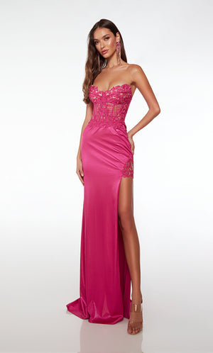UNK-61496. Long, Strapless, Straight, Closed Back image 2