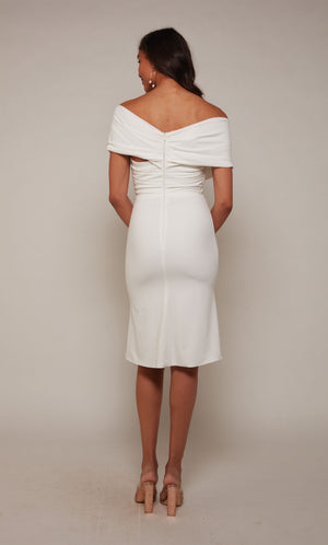 UNK-70023. Short, Off The Shoulder, Straight image 1
