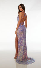 UNK-61551. Long, Plunging Neckline, Straight image 1